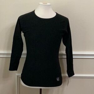 PolarMax (4.0) QUATTRO FLEECE CREW  BASELAYER - Black